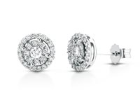 Orecchini PG Gioielli Donna Moon in Oro bianco Diamante 0.3 Ct ORMOON/1 - ORMOON/1